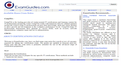 Desktop Screenshot of examguides.com