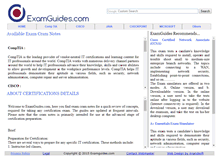 Tablet Screenshot of examguides.com